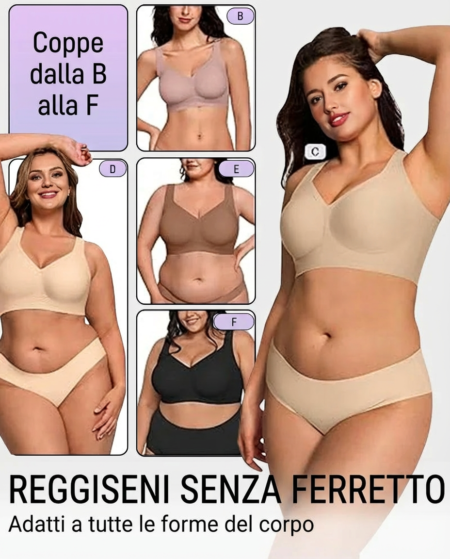 Reggiseno Smoothing in Jelly senza ferretto, a copertura totale e ultra confortevole