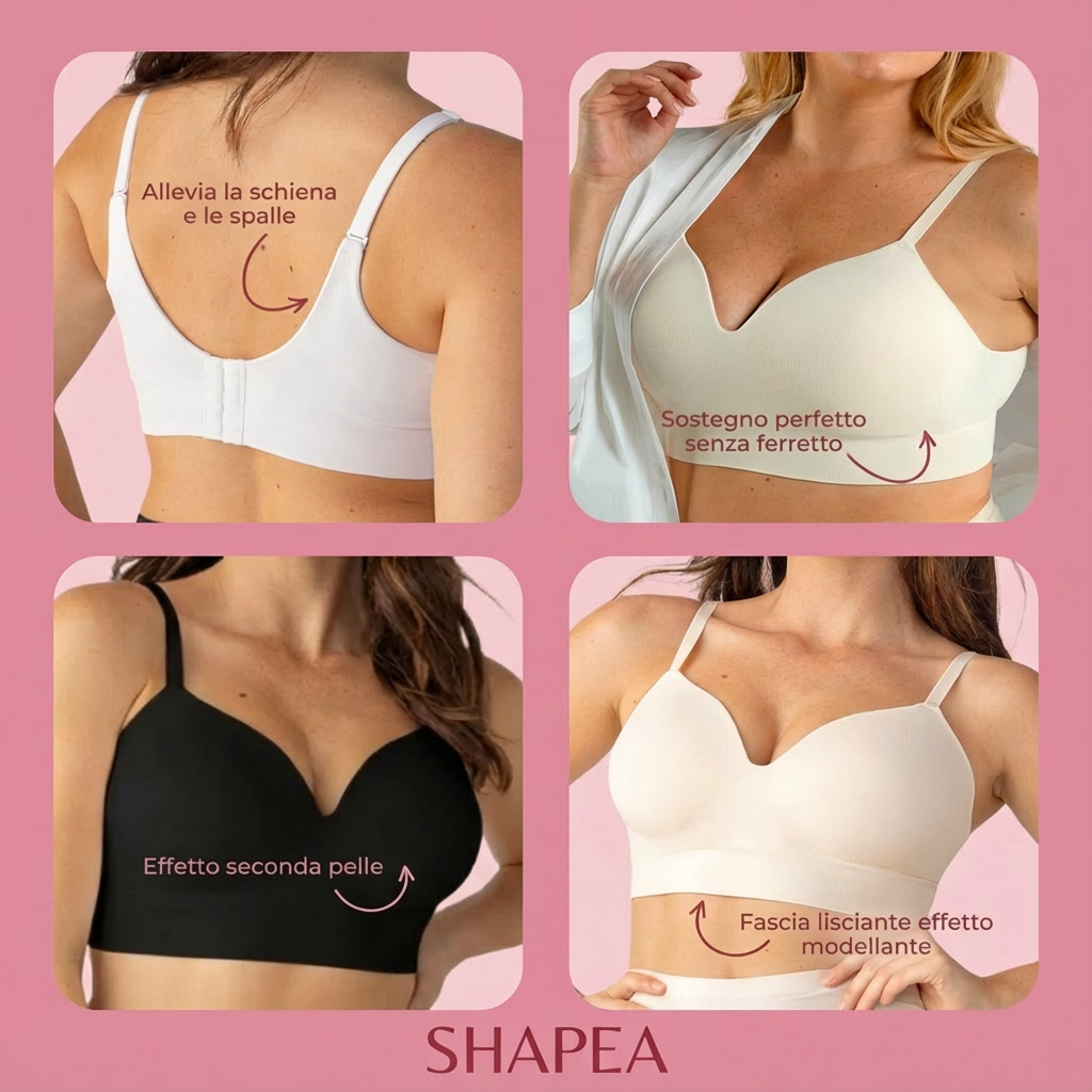 Reggiseno Enhance Shapea - Comfort assoluto, sostegno perfetto, zero fastidi