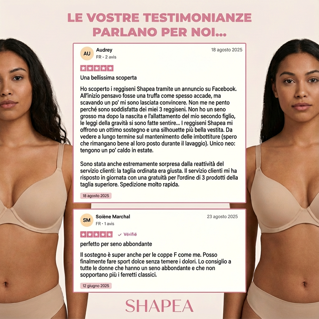 Reggiseno Enhance Shapea - Comfort assoluto, sostegno perfetto, zero fastidi