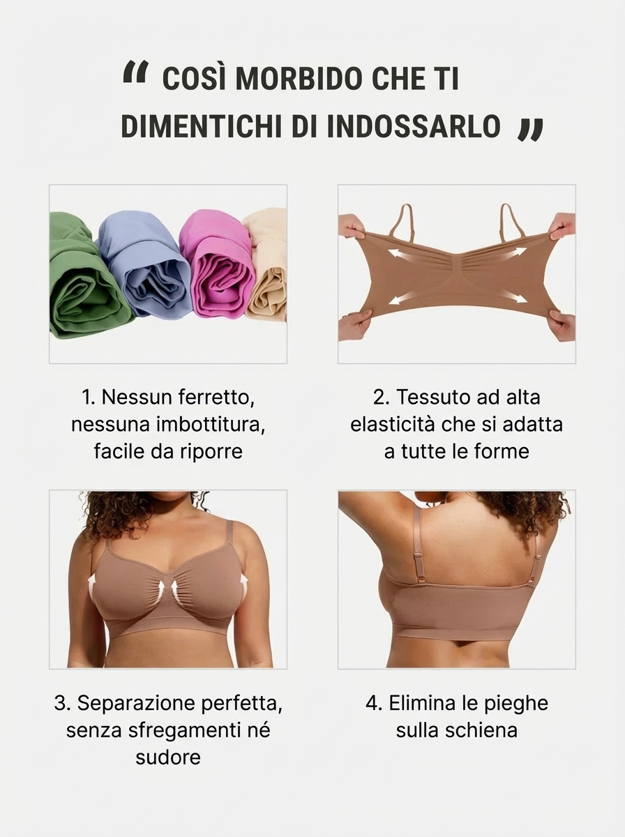 Reggiseno Everyday senza ferretto morbido non foderato